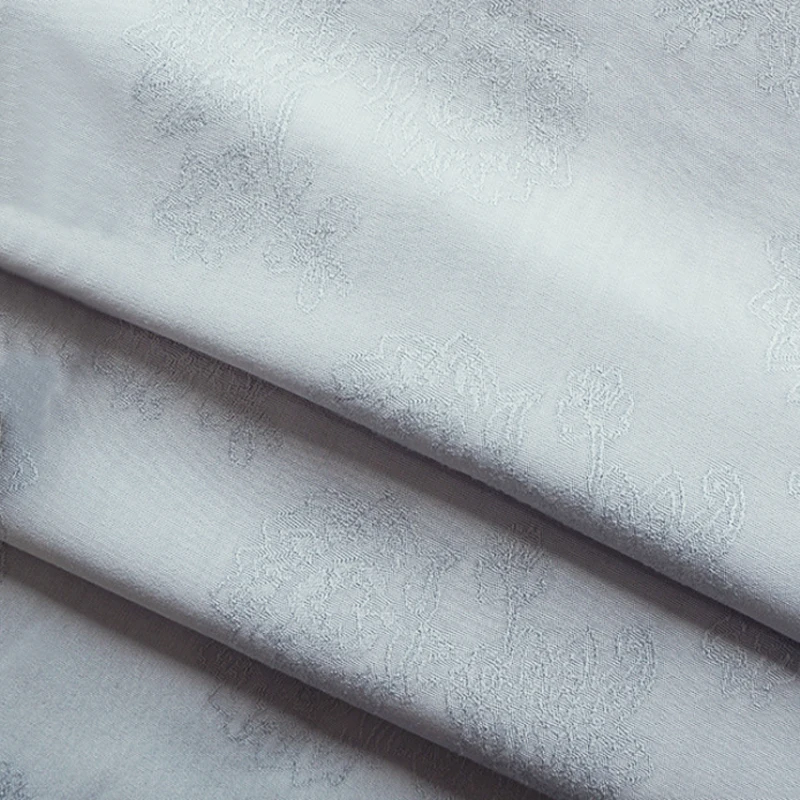 Роза цветочный жаккард хлопковая вискозная ткань мягкая одежда постельные принадлежности материал лето