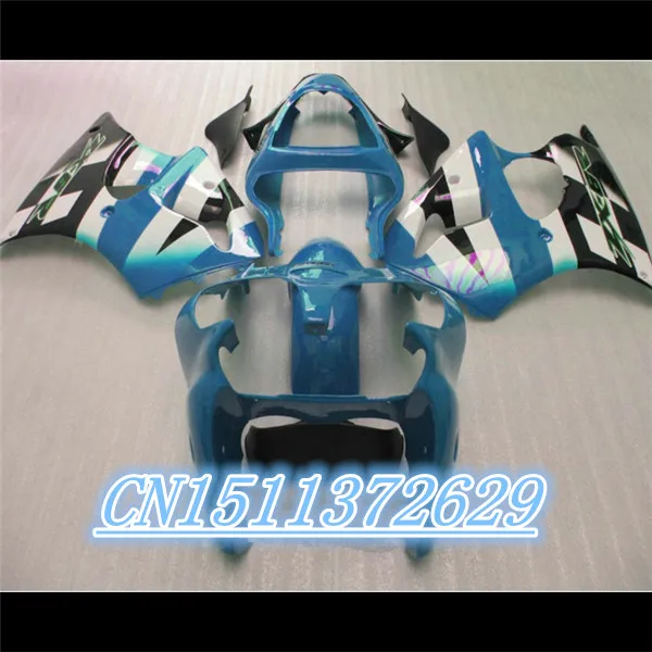 

Обтекатель для кузова Bo для Kawasaki Ninja ZX6R комплекты обтекателей 2000 2001 2002 636 Белый Черный Синий Новый комплект обтекателей 00 01 02