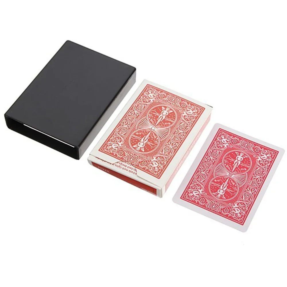 Хит, потрясающая Волшебная колода, исчезающая Волшебная карточка, чехол, Забавный покерный исчезающий чехол, чехол для фокусов