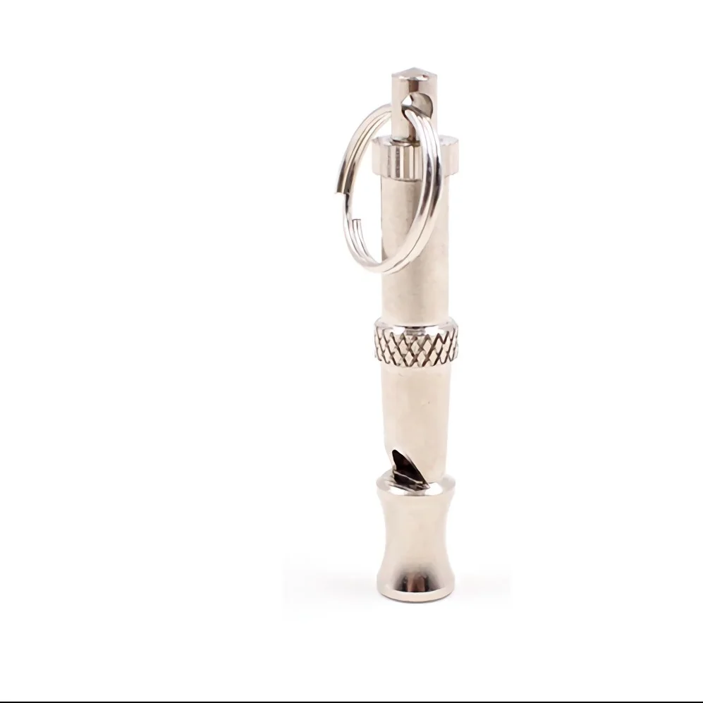 

Puppy Pet Dog Whistle Two-tone Ultrasonic Flute Stop Barking Ultrasonic Sound Repeller Cat Training Keychain