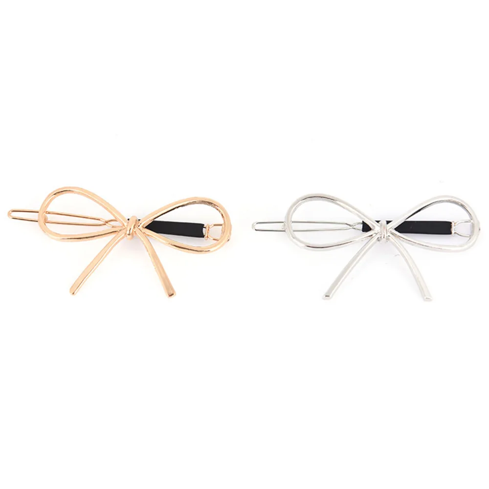 New Vintage Hairpins Metal Bow Knot Hair Barrettes Girls Women Hair Accessories Hairgrips New Brand Hair Holder Hair Clip