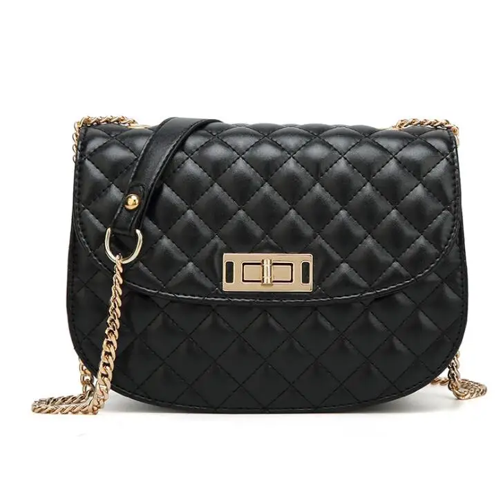 2019 Hot Sell Mini Girls Messenger Bags Quilted Pu Leather Shoulder Bags