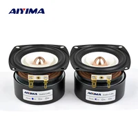 AIYIMA 2Pcs 3Inch Audio Portable Speakers 4 8 Ohm 15W Full Range Hifi Bass Speaker Altavoz Portatil Speaker DIY Home Theater