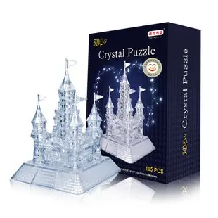 Кэндис Го! Новинка Горячая Распродажа 3D crystal puzzle замок модель DIY смешная игра 1 шт