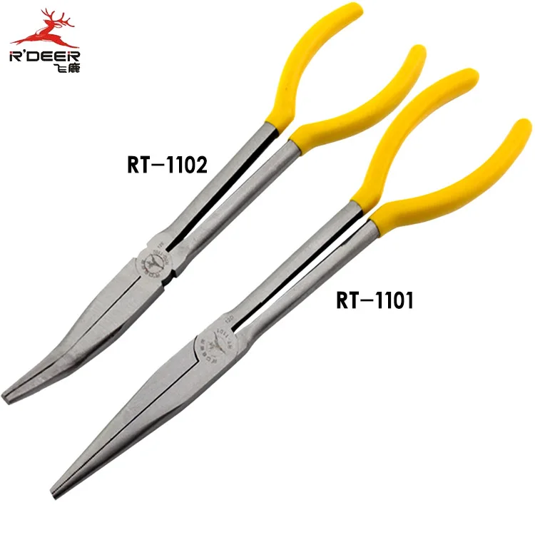 Hong Kong plus 11 inch long handled needle nose pliers 275 Long Nose Pliers Bent Nose pliers