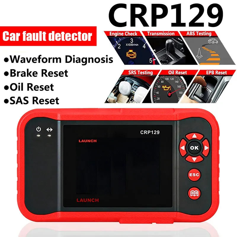 

ABS Launch OBDⅡ Automove Auto Tool Red Car Fault Scanner