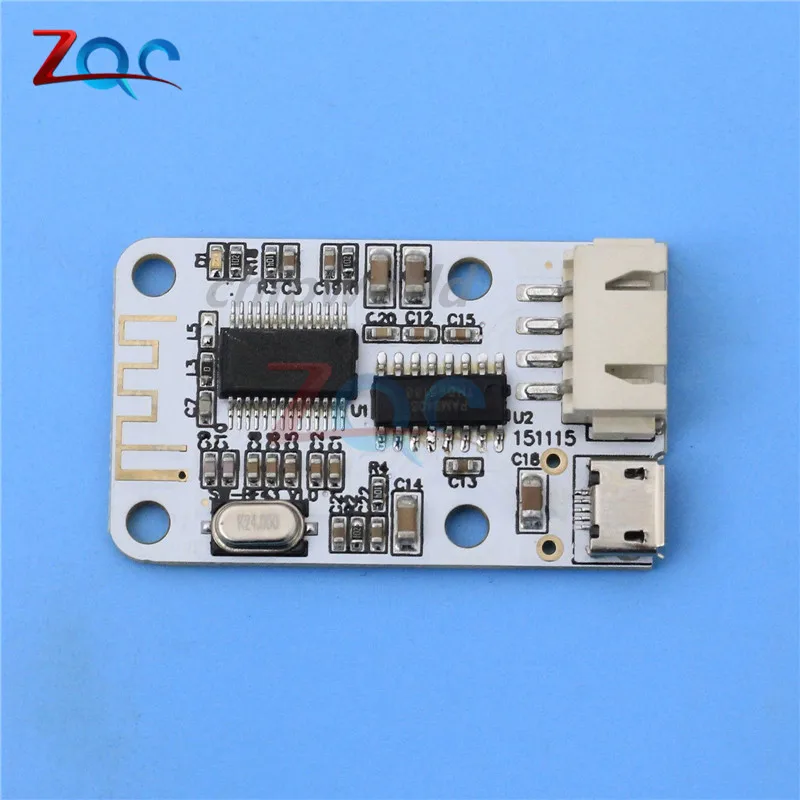 Плата аудиоресивера DC 5 В Micro USB 3 Вт + Bluetooth 4 0 беспроводной цифровой фотомодуль * 2