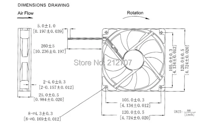 Gdstime тихий 12025 120 мм 12 см 120x120x25 мм 12 В 2Pin DC Пластиковый вытяжной вентилятор шариковый подшипник