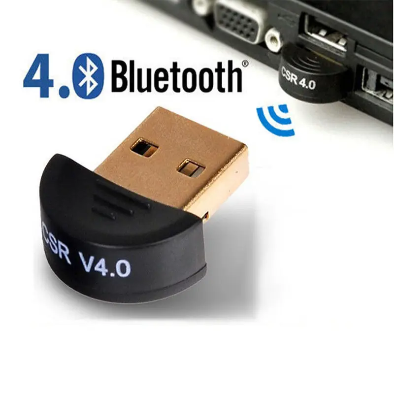 Mini Dual Mode Bluetooth 4.0 USB CSR 4.0 Wireless Dongle Adapter for Win 8 7 XP 
