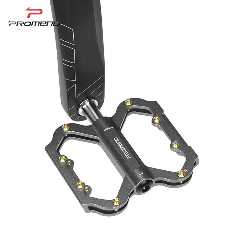 

PROMEND Mountain Bike Pedals Ultralight Bicycle Pedals Titanium Bearing Mtb Pedal Anti-slip Road Cycling Pedals Accessoires Vtt