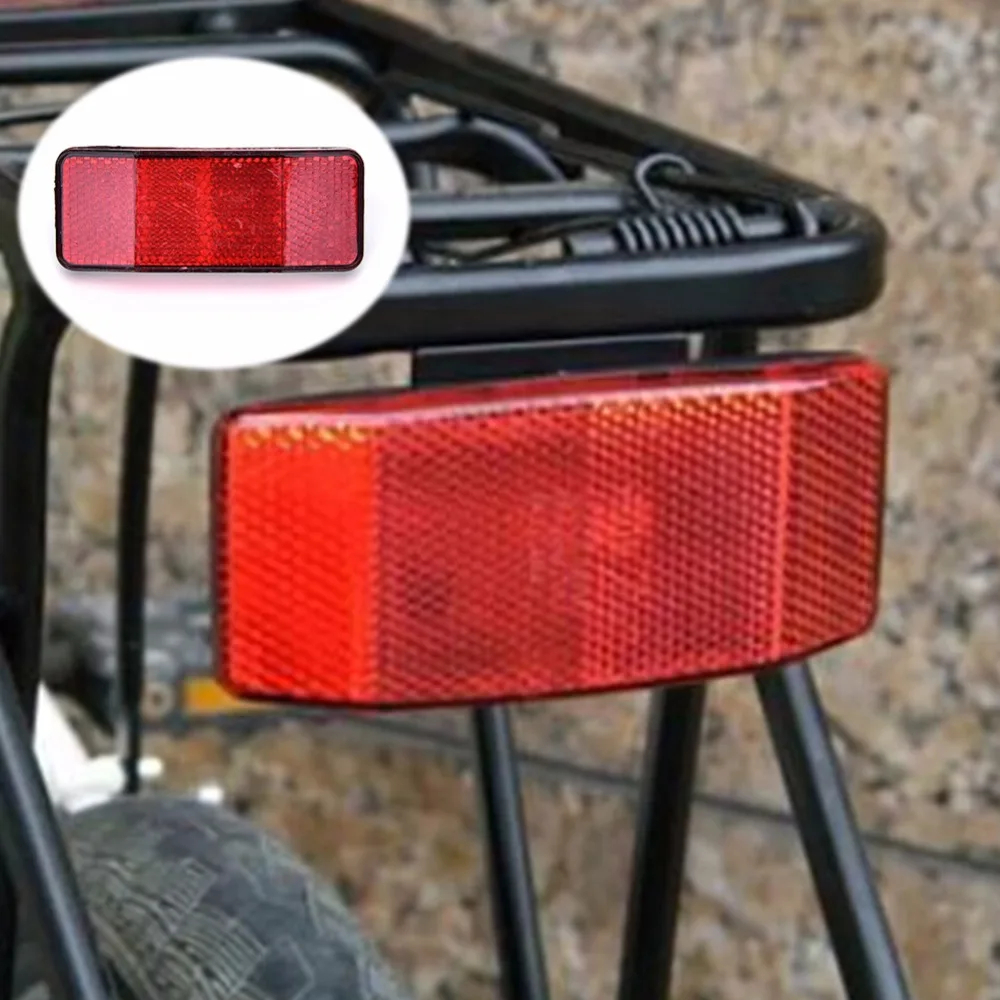 Hinten Reflektor MTB Sicherheit Warnung Vorsicht Scheibe Fahrradtasche Regal 