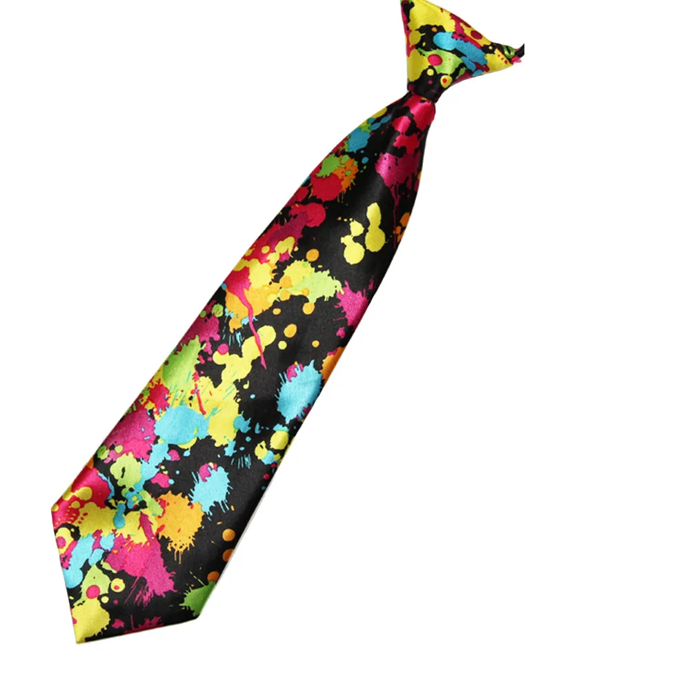 Детские эластичные галстуки для мальчиков и девочек, повседневные Галстуки на шею, аксессуары для свадебной вечеринки HD0001b