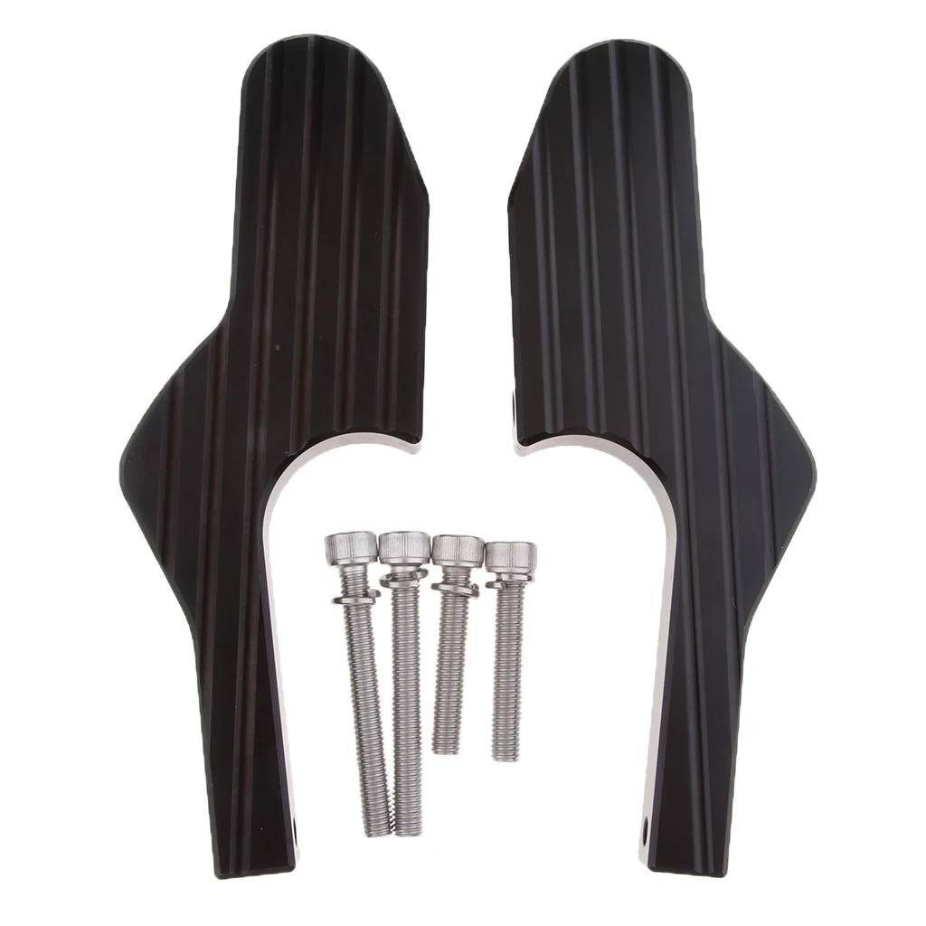 Universal Scooter Foot Rests Passenger Foot Pegs CNC Extensions Footpegs for Vespa GTS 300ie GTS GT 125 L 