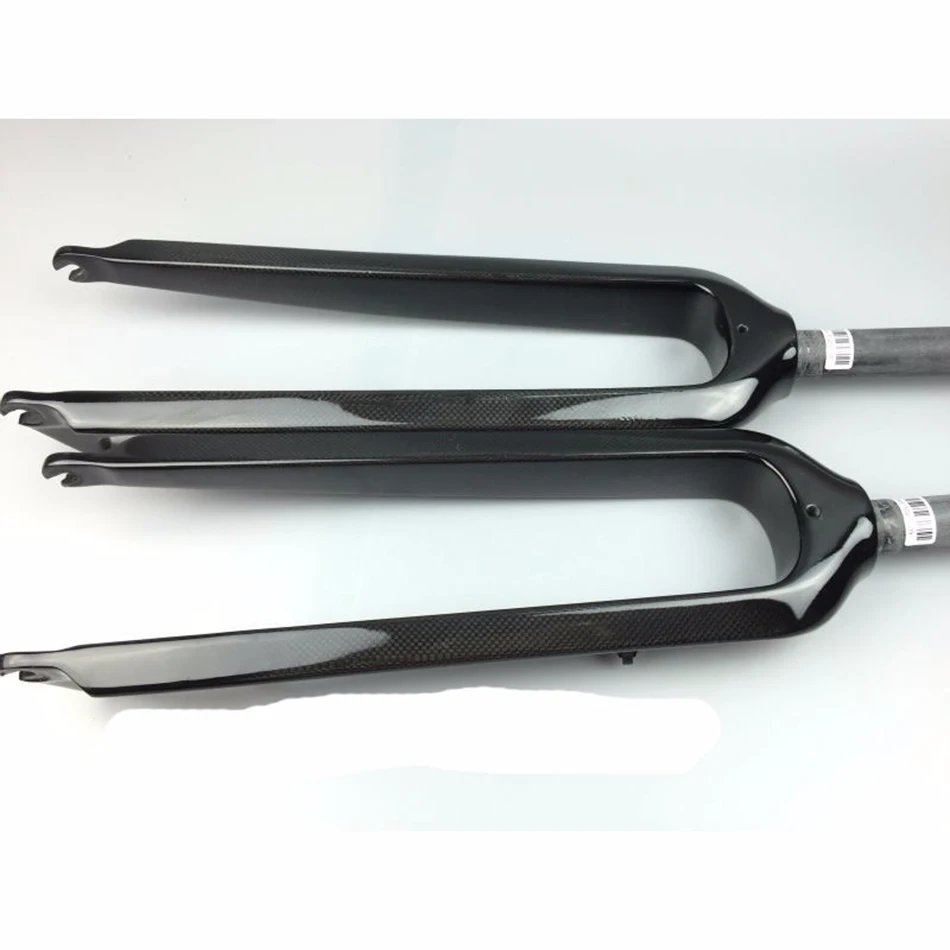

New 26/29" inch Mountain bike full carbon fibre bicycle front forks disc brake hard fork matte MTB 26er 29er parts cycling parts