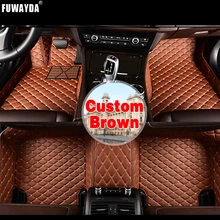 FUWAYDA Custom fit car floor mats made for New Subaru XV 2018 non-slip waterproof carpets waterproof foot carpets,Free shipping