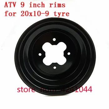 

9 inch Vacuum wheel hub 20X10-9 inch iron wheel rim for 4wheel cross country motorcycle Go-kart ATV