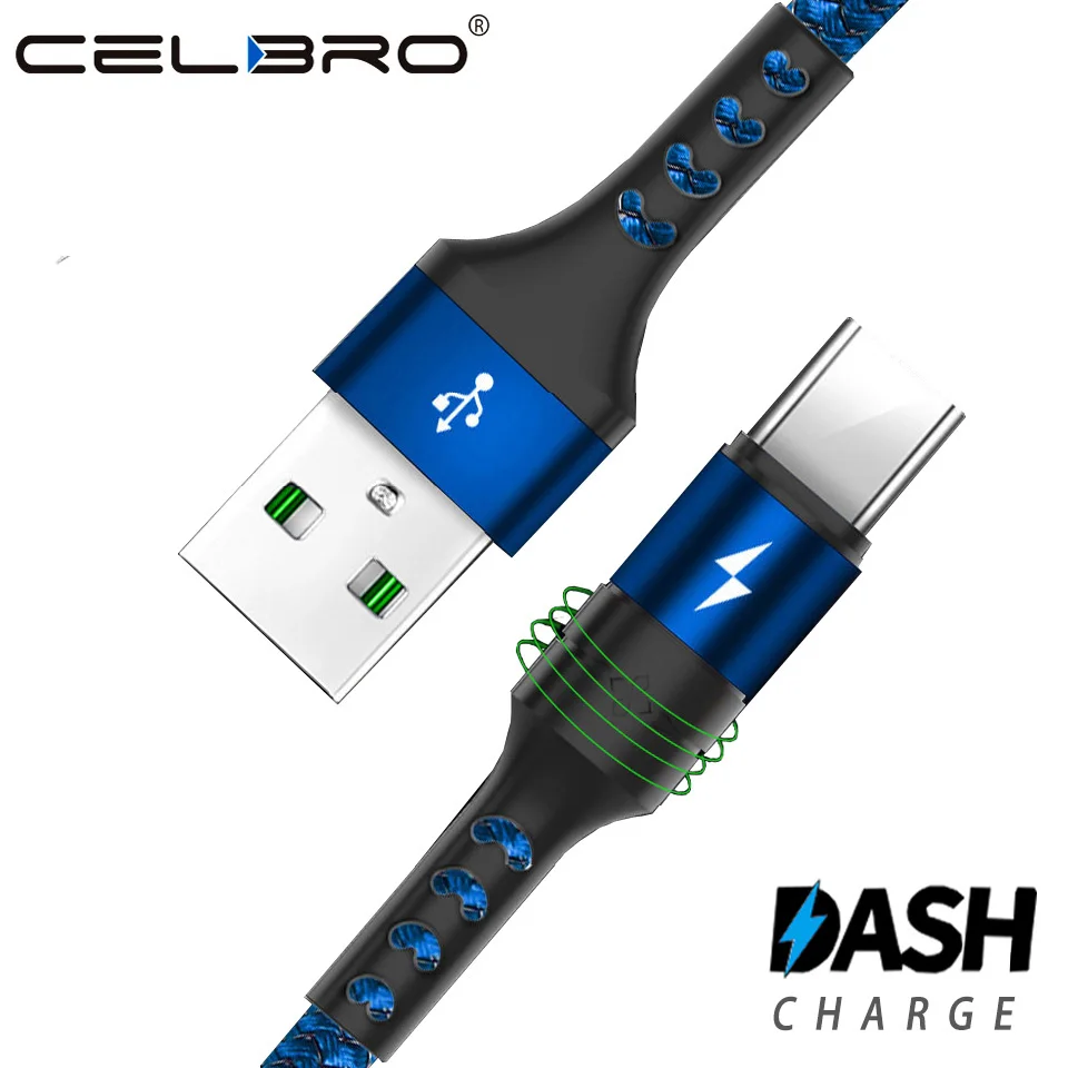

Upgrade Fast Quick Charge Qc 3.0 Usb Type C Chagring Cable Warp Dash Charge Cable for Oneplus 7 Pro 7T 6 Phone Charger Wire Cord