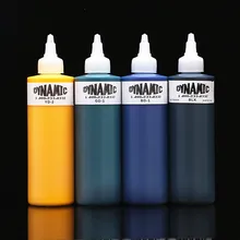 Новинка 1 Профессиональная бутылочка для тату-чернил подкладка и затенение последний Племенной пигмент шейдер лайнер черный 250 мл