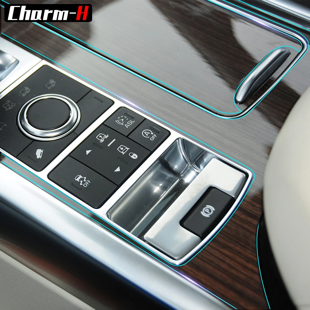 Invisible Center Console Gear Shift Knob Air Conditioning Panel TPU Protective Film Sticker for Range Rover Sport 2013-2017 | Автомобили и