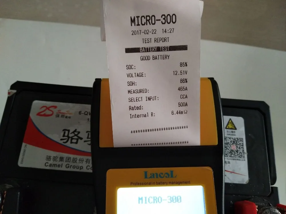 MICRO 300 Профессиональный диагностический инструмент Lancol тестер батареи