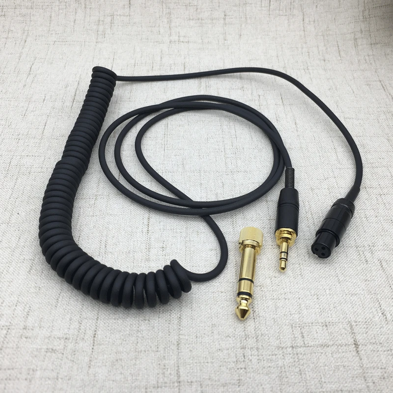 Весенний кабель для наушников AKG K240 K702 Q701 K271 K267 K712 k550 mkiii гарнитура аудио провод 6,35/3,5 мм штекер для Mini XLR