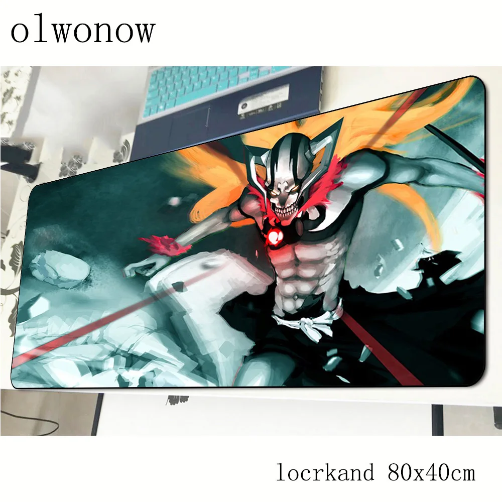 

BLEACH mouse pad 80x40cm Aestheticism mousepads best gaming mousepad gamer Indie Pop personalized mouse pads keyboard pc pad