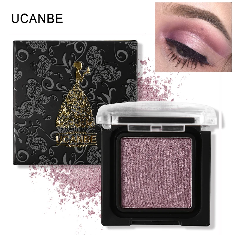 

UCANBE Prismatic Pro Nude Eye Shadow Shimmer Glitter Diamond Eyeshadow Single Palette Naked Metallic Powder Pigment Cosmetics
