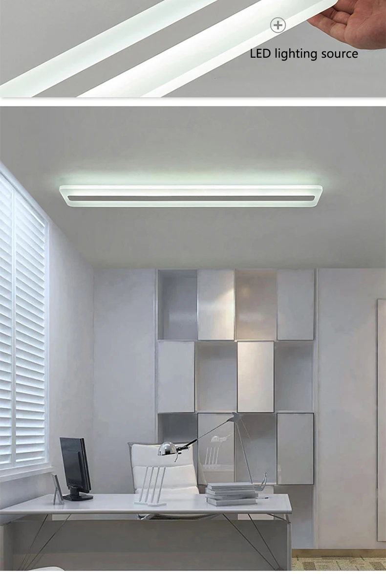 Современный минимализм высокая яркость светодиодный потолок Огни Прямоугольные спальня гостиная aisl потолочный светильник lamparas де techo