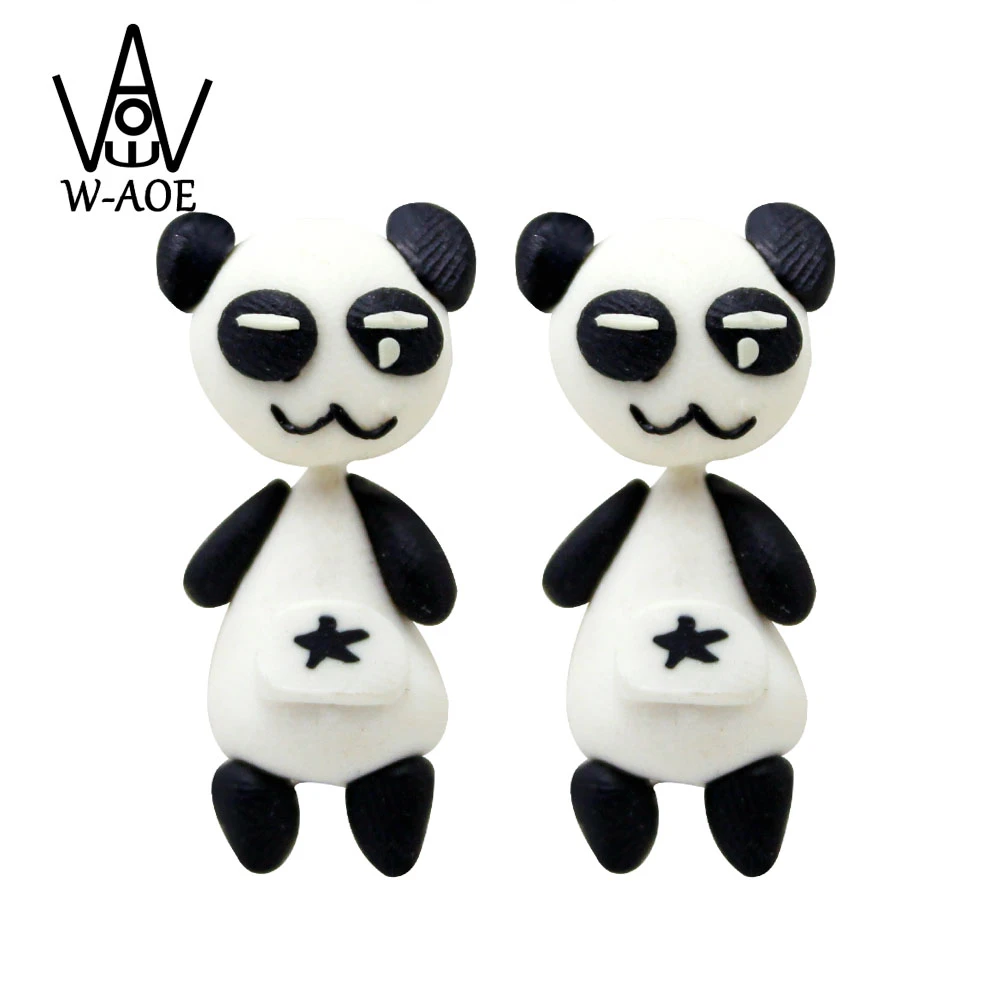 Cute Panda Anime Jewelry Tween Jewelry Kawaii Panda Panda Earrings Anime Earrings Animal Earrings Panda Jewelry Tween Girl Gifts