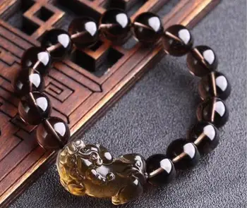 

Natural ice obsidian beads 10-14mm men and women models single ring bracelet with lucky money bracelets ob2769#