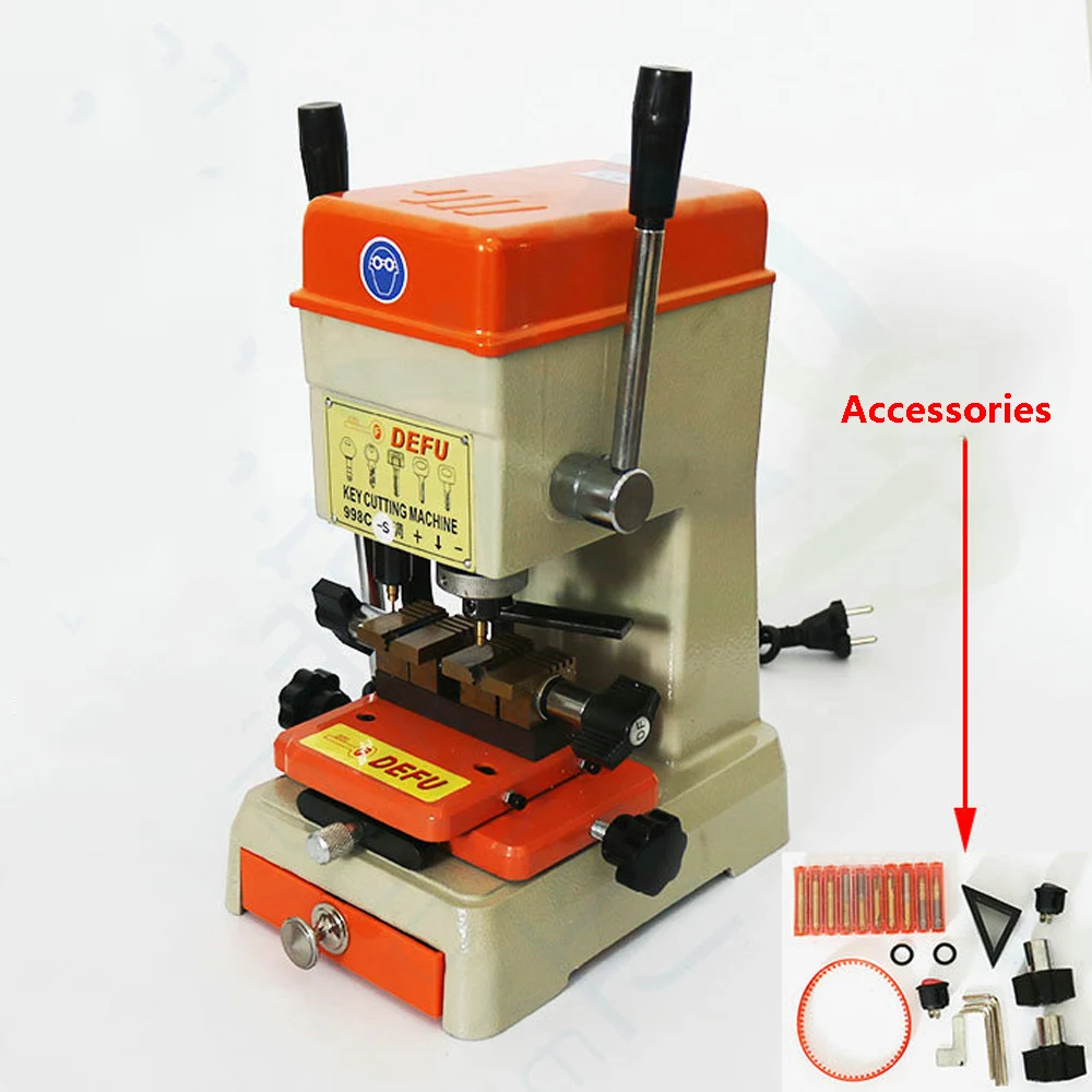 

CHKJ 998C-S Vertical Key Cutting Machine 998C Upgrade Key Duplicating Machine 220V Lock Pick Key Machine for Making Keys