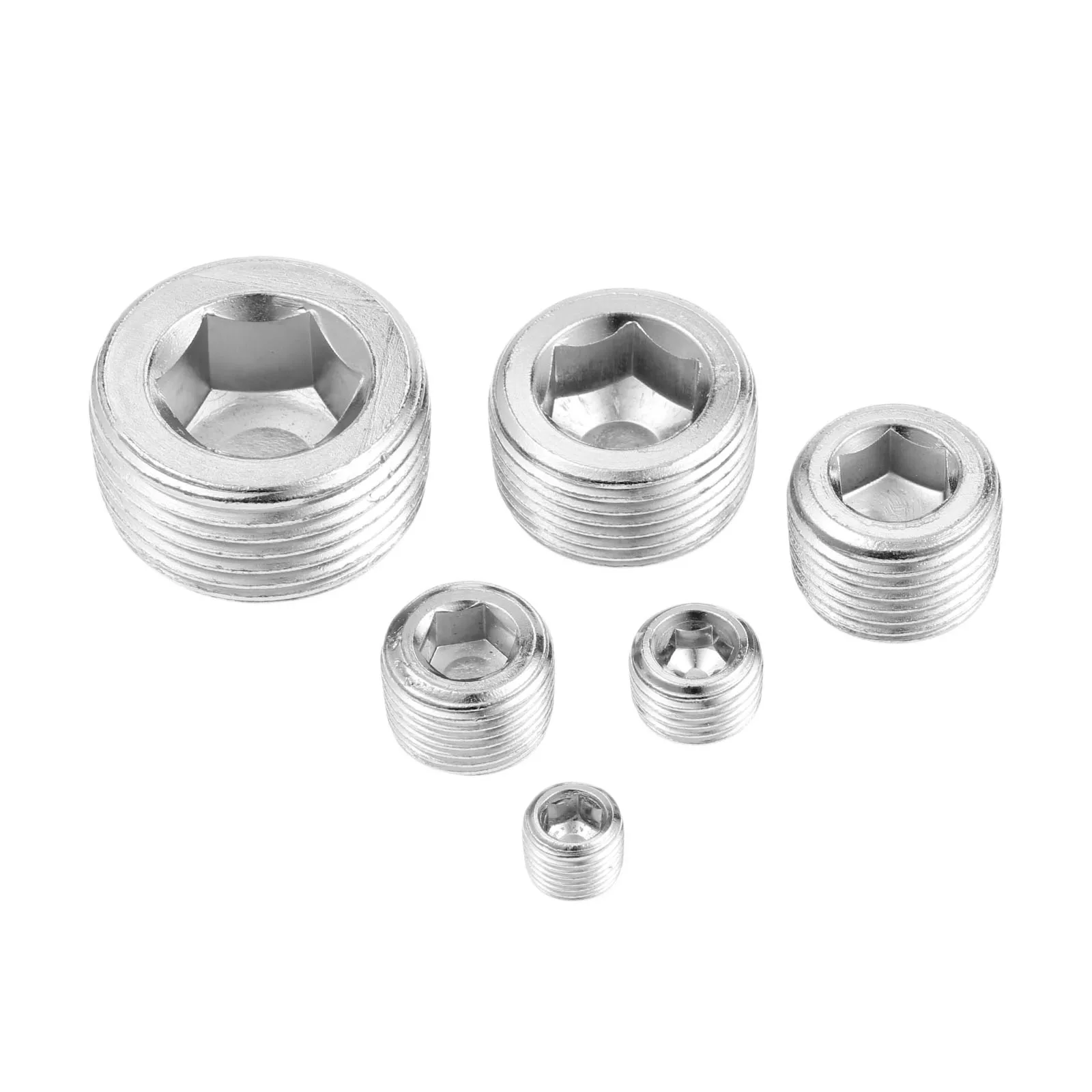 10 шт. Внутренняя шестигранная с резьбой NPT 1/4 дюйма 3/8 1/2 дюйма|Пневматические