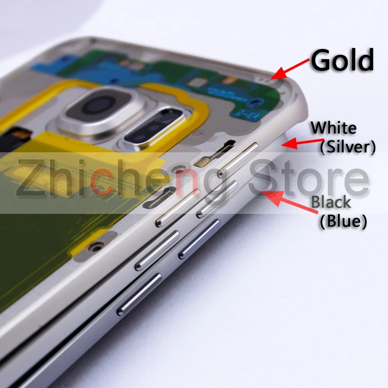 Middle Mid Plate Frame Bezel Housing Cover For Samsung Galaxy S6 Edge G925 A F T V P Replacemenrt Repair Part | Мобильные телефоны