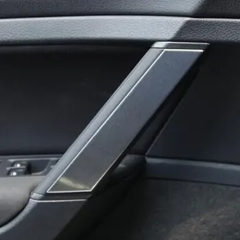 

4Pcs ABS Car Inner Door Armrest Handle Cover Trim Sticker For Volkswagen VW Golf 7 MK7 2014 2015 Car Styling Auto Accessories