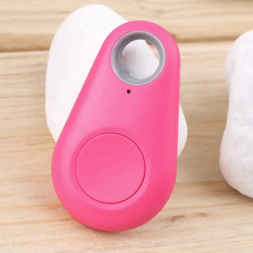 Мини Bluetooth 4,0 gps-маячок водосберегающий локатор Портативный Анти-потерянный ключ Finder трекер для домашних животных двусторонний сигнализационный противоугонное устройство - Цвет: Розовый