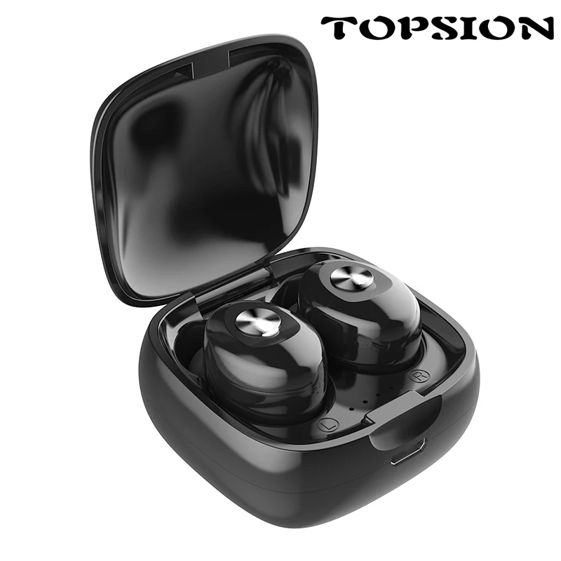 

TOPSION Bluetooth Headphones 5.0 Stereo Earbuds automatically pair bluetooth Earphone TWS Wireless Bluetooth Headset