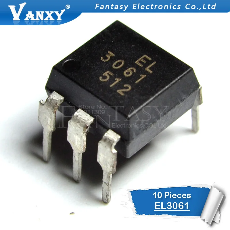 

10PCS EL3061 DIP6 MOC3061 DIP new and original IC