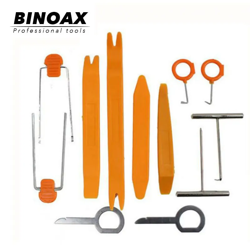 12 Pcs/SeT Plastic Car Radio Door Clip Panel Trim Dash Audio Removal Pry Tool Repairing 12 Pcs/SeT Plastic Car Radio Door Clip Panel Trim Dash Audio Removal Pry Tool Repairing