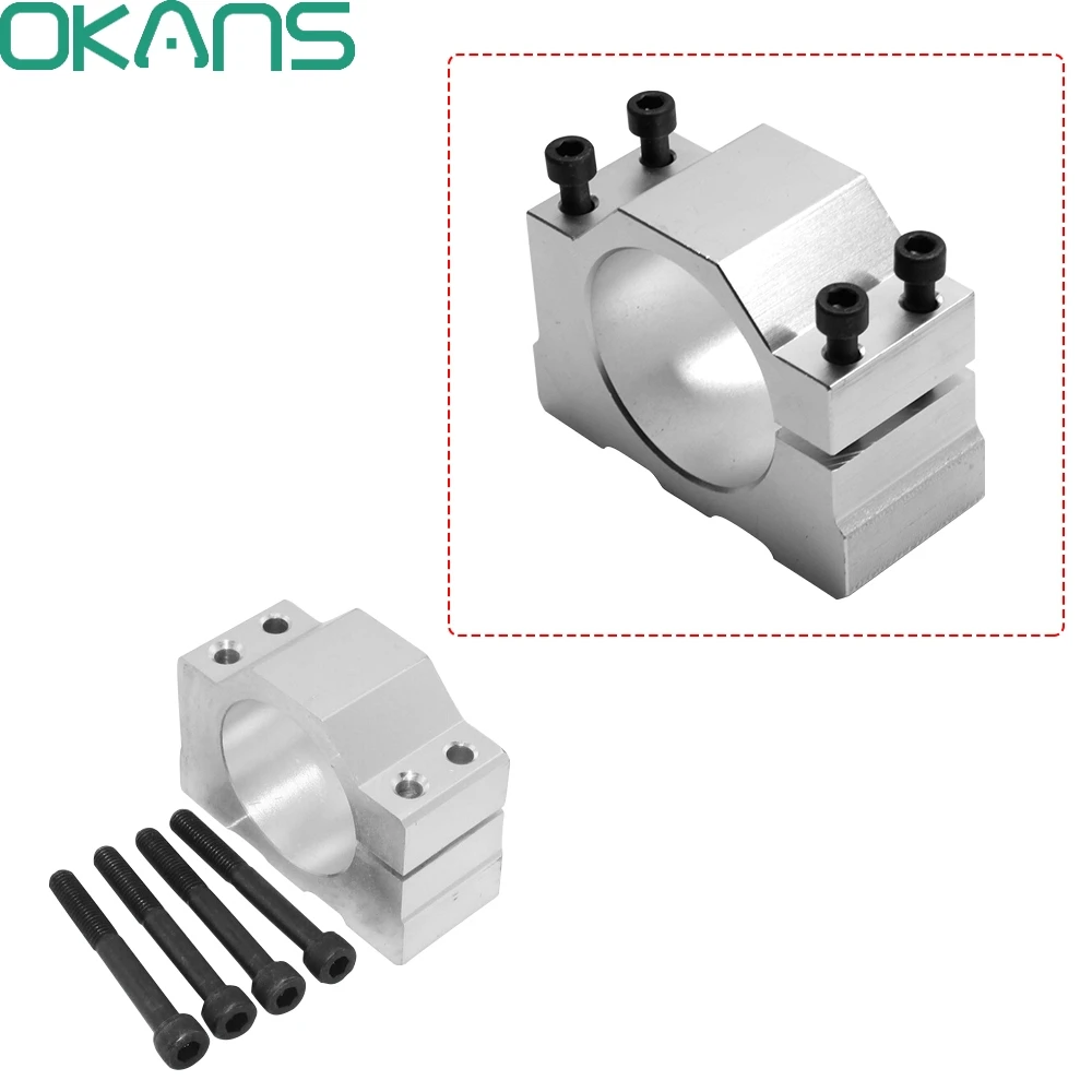 Алюминиевый сплав 52 мм Мотор крепление Крепление зажим держатель для ЧПУ шпинделя