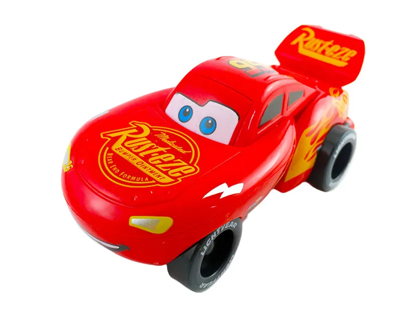 1 шт. disney Pixar Cars 2 3 Lightning McQueen экзотический детский гоночный автомобиль мальчик Рождественский подарок модель автомобиля деформированная игрушка яйцо подарок