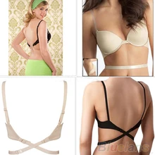 Горячие HotLow назад спинки бюстгальтер ремень адаптер конвертер Полностью регулируемый Удлинительный крюк 0A3B 7EZI