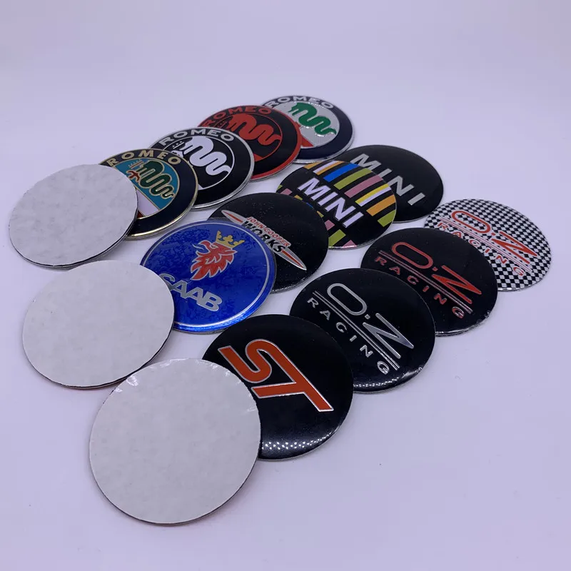 

4 Pcs 56mm all logo auto Car Wheel Center Hub Cap Badge Sticker Decal logo styling cc 1 2 4 5 6 7 B5 B6 B7 Bora MK