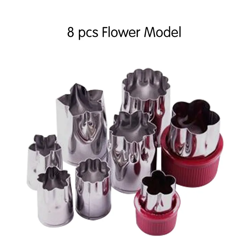 Kitchen Gadgets Cookie Flower Type Vegetable And Fruit Cutter Mold Flower Pattern Butterfly Face Embossing Knife Accessories (20)