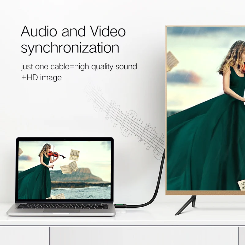 HDMI кабель Ugreen 1 м 2 3 5 15 4 к 1080P 3D для проектора PS3 HD жк Apple TV компьютерный кабель|hdmi cable