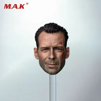 

1/6 Scale Die Hard - John Mcclane Bruce Willis Battle Damage Head Model fit 12" Body Model