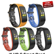I6 Smartband Цвет Экран монитор сердечного ритма Смарт-Браслет спортивный наручный браслет для часов Фитнес фитнес трекер VS Mi Band 3