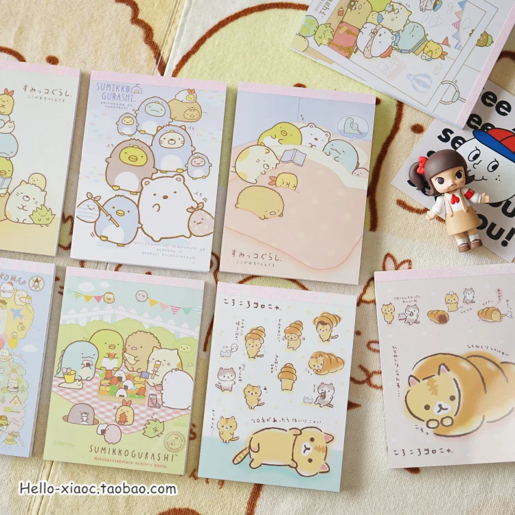 

Cartoon san-x sumikko gurashi DIY Notebook Cute Sumikko Gurashi Sealing Stickers Diary Label Stickers Pack Decorative gifts