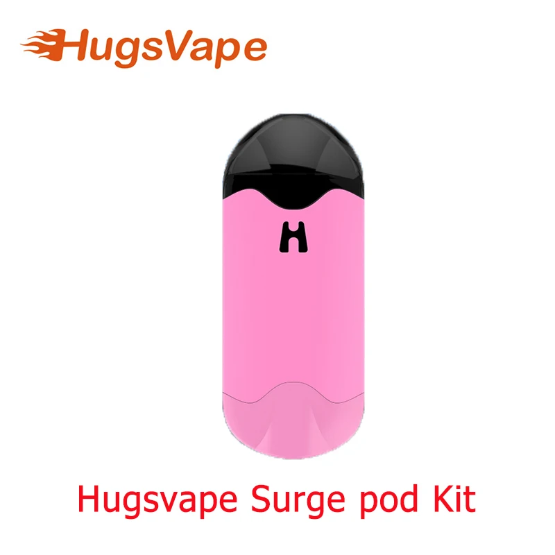 Новейший комплект HugsVape Surge Pod Kit 600mA встроенный аккумулятор система с воздушным