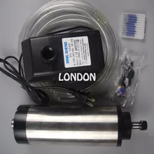 Комплект ЧПУ шпинделя ER11 1.5KW Водяное охлаждение шпинделя+ водяной насос+ водопровод+ ЧПУ гравировочные Биты