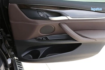 

Lapetus For BMW X5 F15 2014 - 2018 / X6 F16 2015 - 2018 Door Handle Holder Window Lift Button Switch Decoration Frame Cover Trim